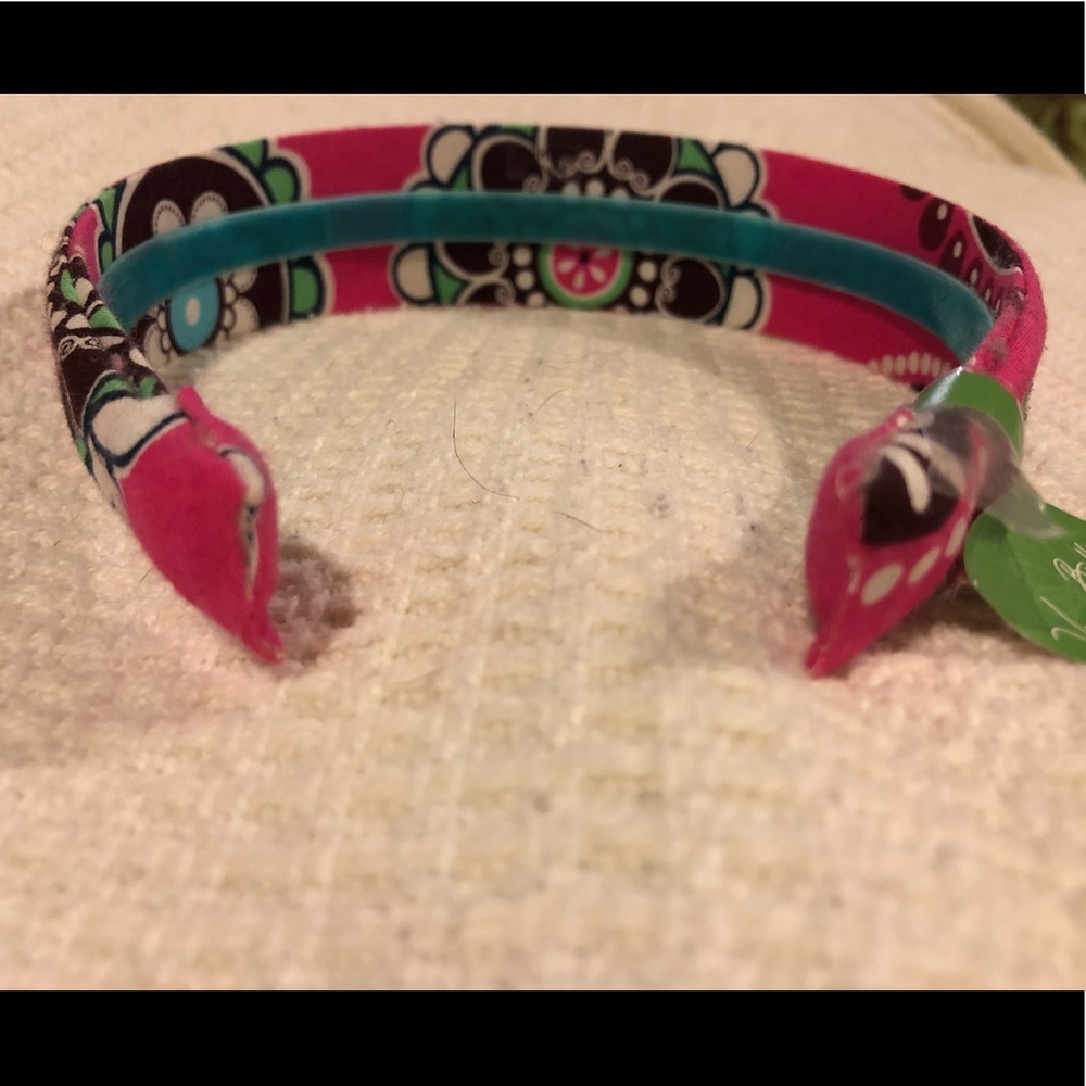 Vera Bradley Pleated Headband Cupcake Pink - Picture 2 of 4